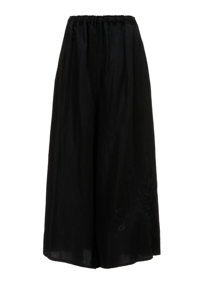 Li/Cu TWILL GATHERED SKIRT PANTS
