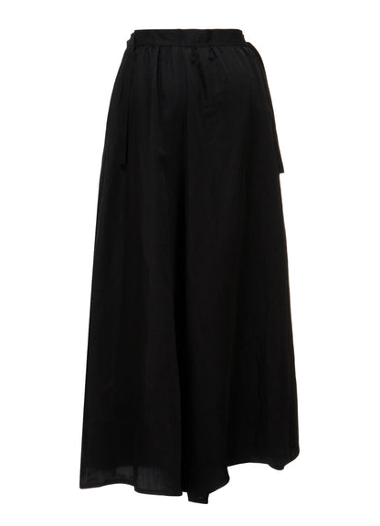 Li/Cu TWILL GATHERED SKIRT PANTS