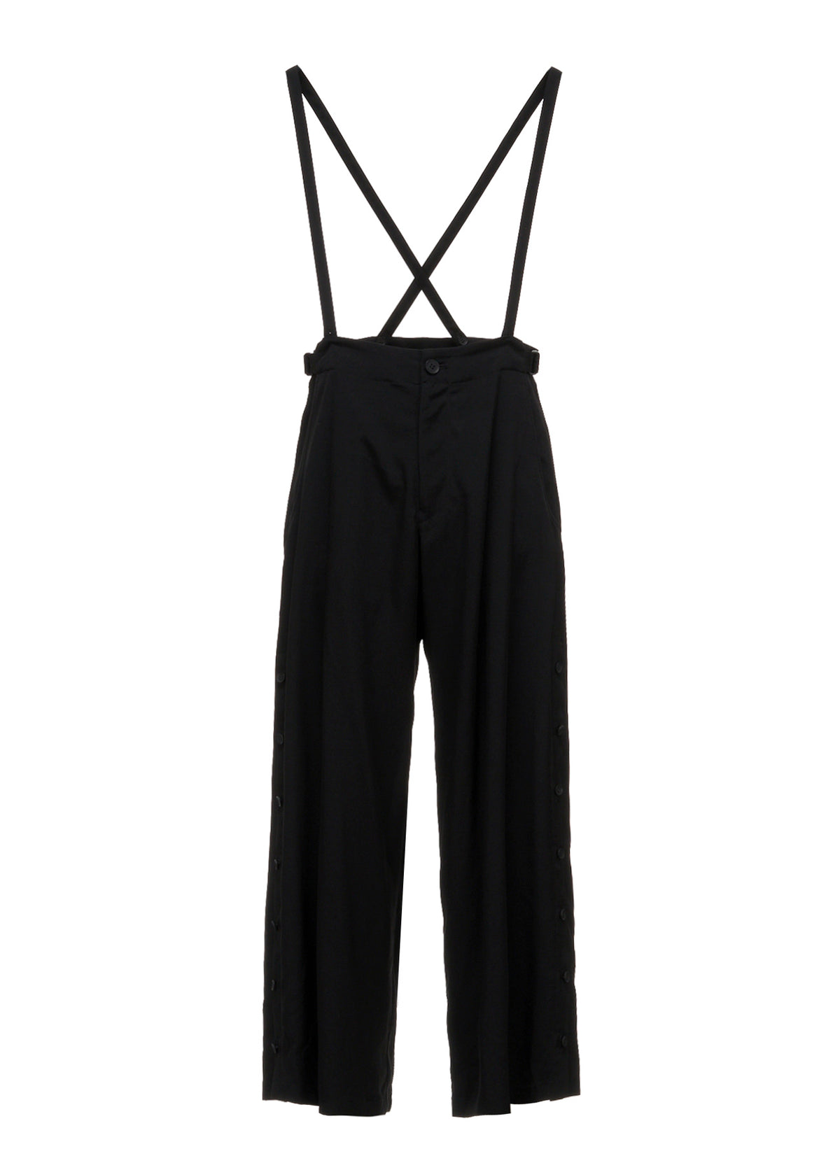 Ta/Pe CREPE DE CHINE SUSPECDERS PANTS