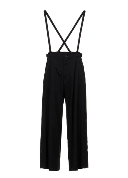 Ta/Pe CREPE DE CHINE SUSPECDERS PANTS