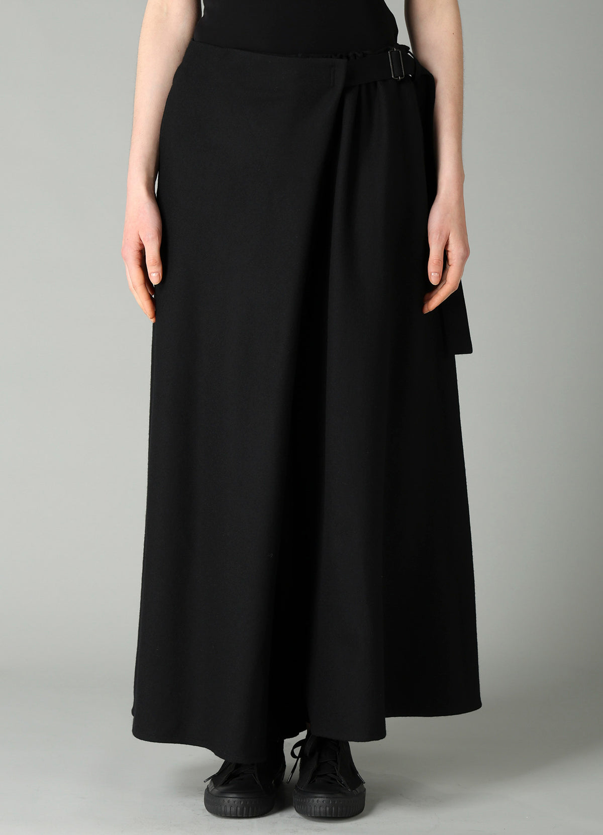W/SAXONY R WRAP SKIRT PANTS B