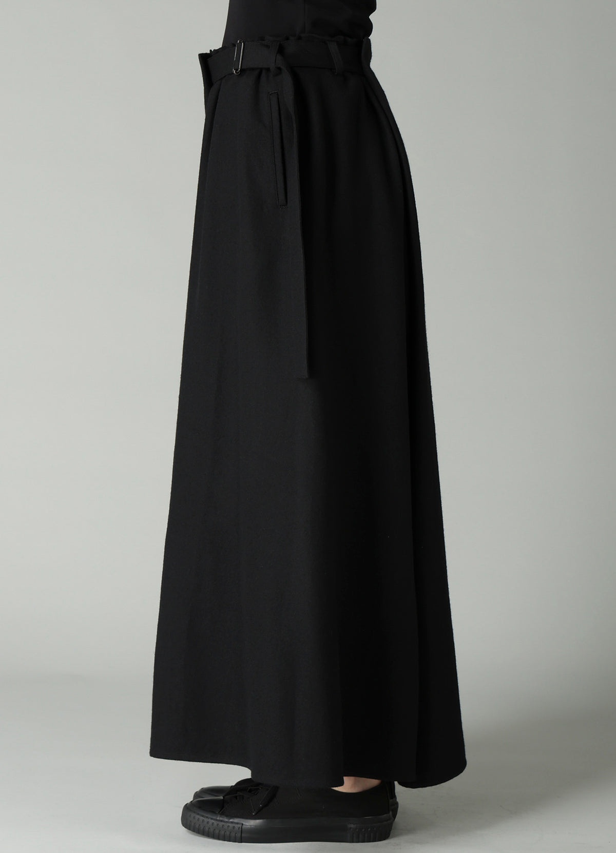 W/SAXONY R WRAP SKIRT PANTS B
