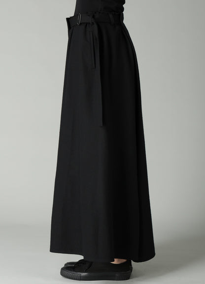 W/SAXONY R WRAP SKIRT PANTS B