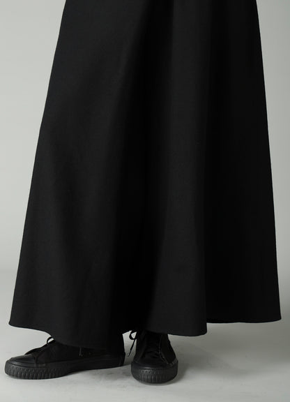 W/SAXONY R WRAP SKIRT PANTS B