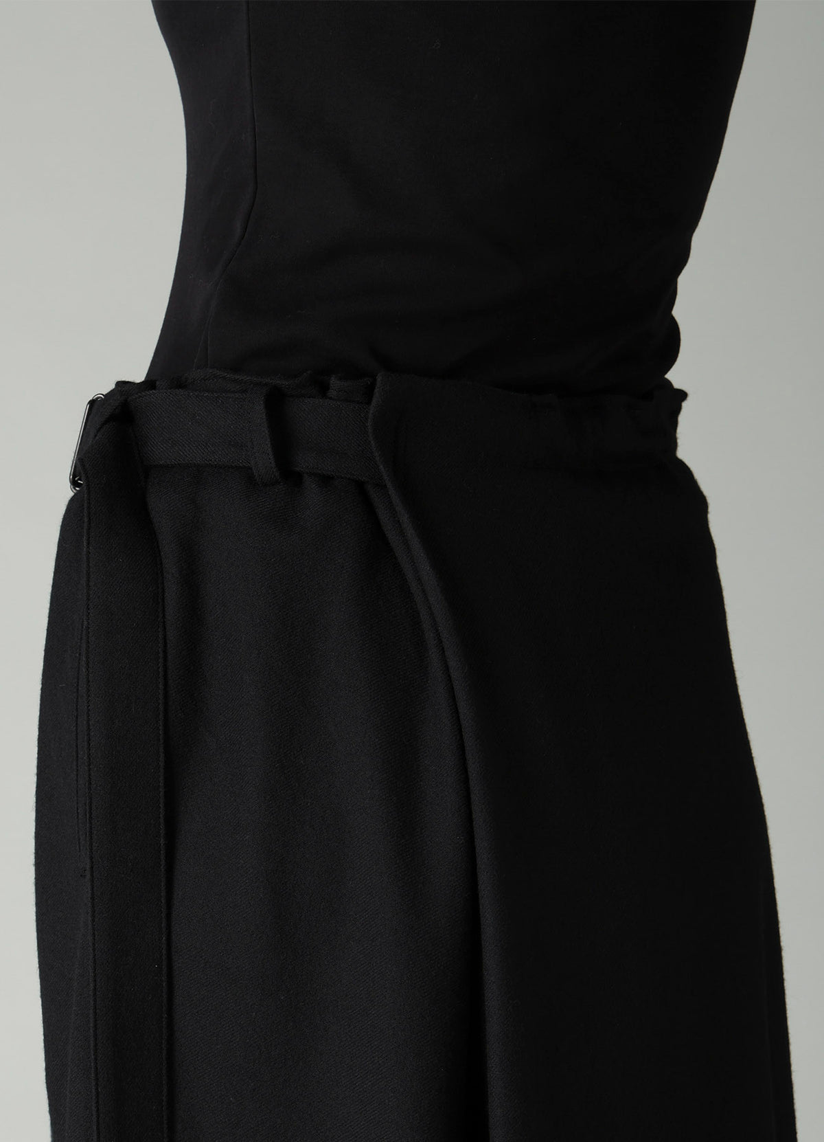 W/SAXONY R WRAP SKIRT PANTS B