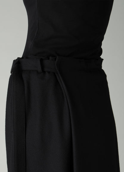 W/SAXONY R WRAP SKIRT PANTS B