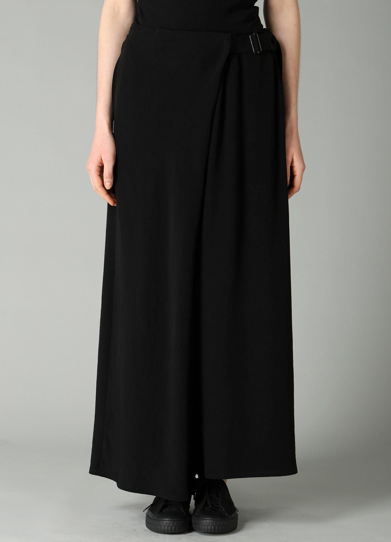 Ground Y ヨウジヤマモトWRAP SKIRT PANTS Ta/Pe CREPE DE CHINE R WRAP SKIRT PANTS B – THE SHOP YOHJI YAMAMOTO