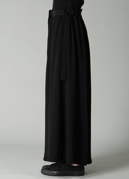 Ta/Pe CREPE DE CHINE R WRAP SKIRT PANTS B