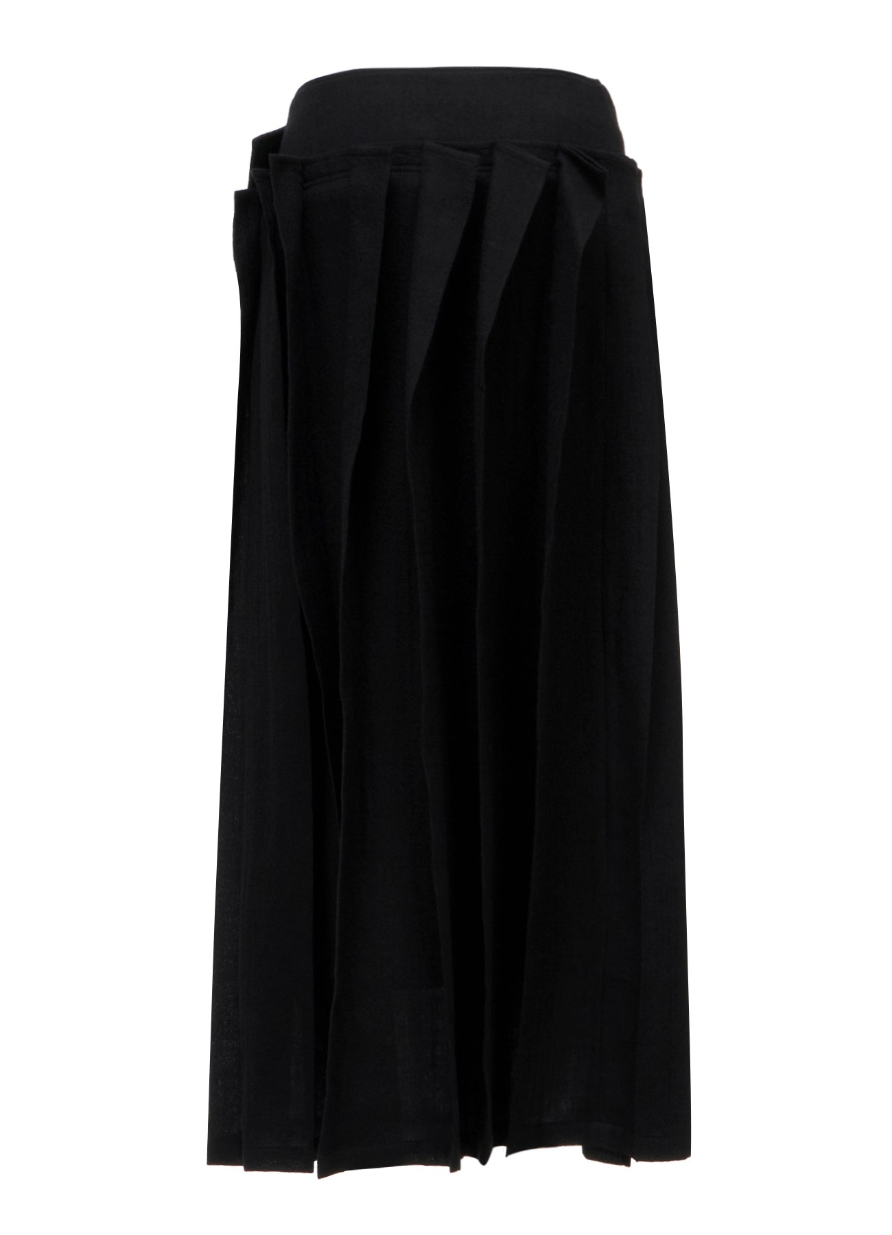 SOFT WOOL REVERSE TUCKED SKIRT