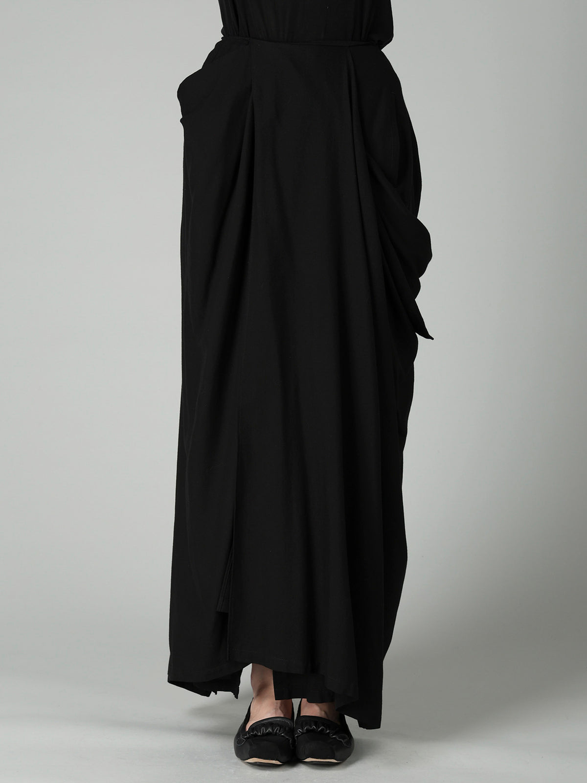 Ry/C SERGE R SLIT LAYERED SKIRT