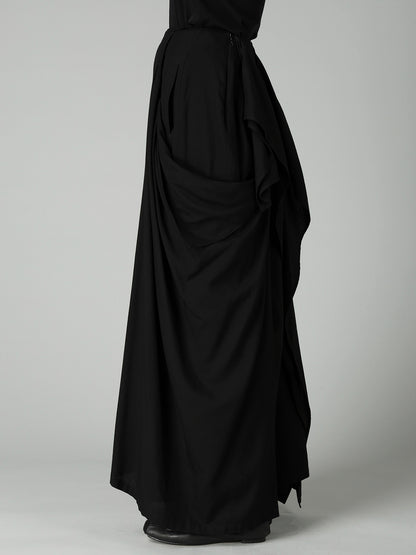 Ry/C SERGE R SLIT LAYERED SKIRT