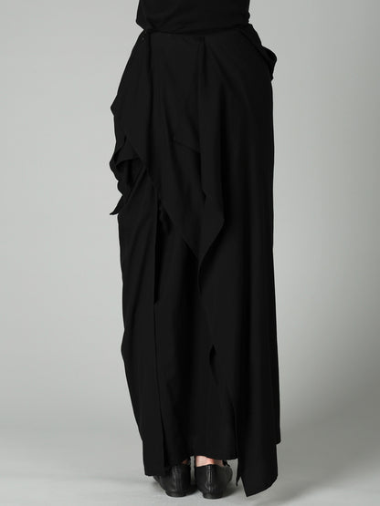 Ry/C SERGE R SLIT LAYERED SKIRT