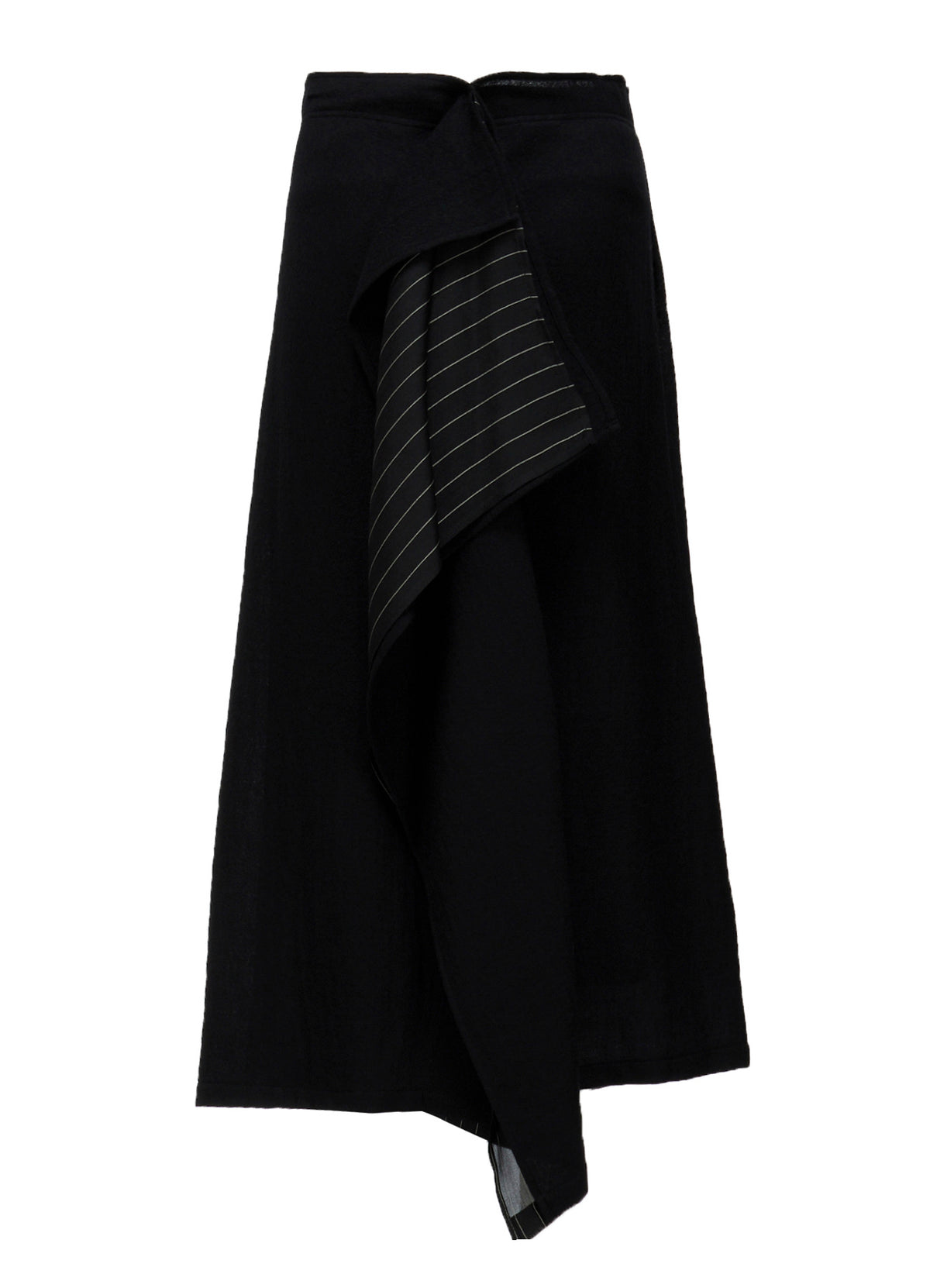 SOFT WOOL L DOUBLE LAYERED SKIRT