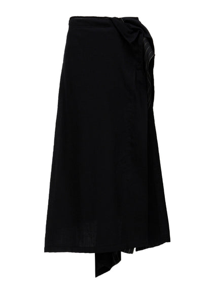 SOFT WOOL L DOUBLE LAYERED SKIRT