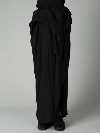 2/72 WOOL VIYELLA F DRAPED WRAP SKIRT