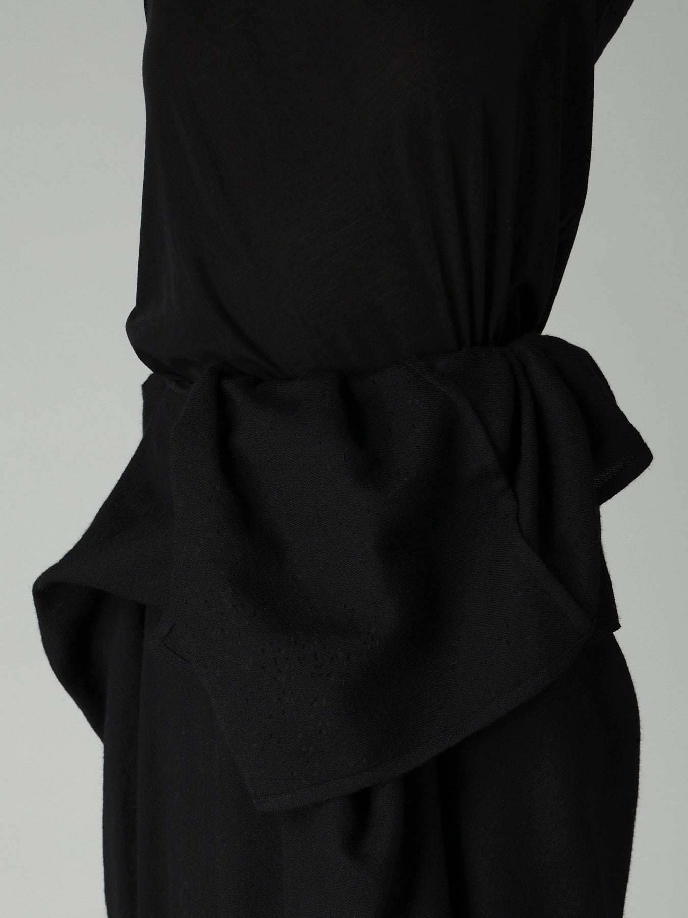2/72 WOOL VIYELLA F DRAPED WRAP SKIRT