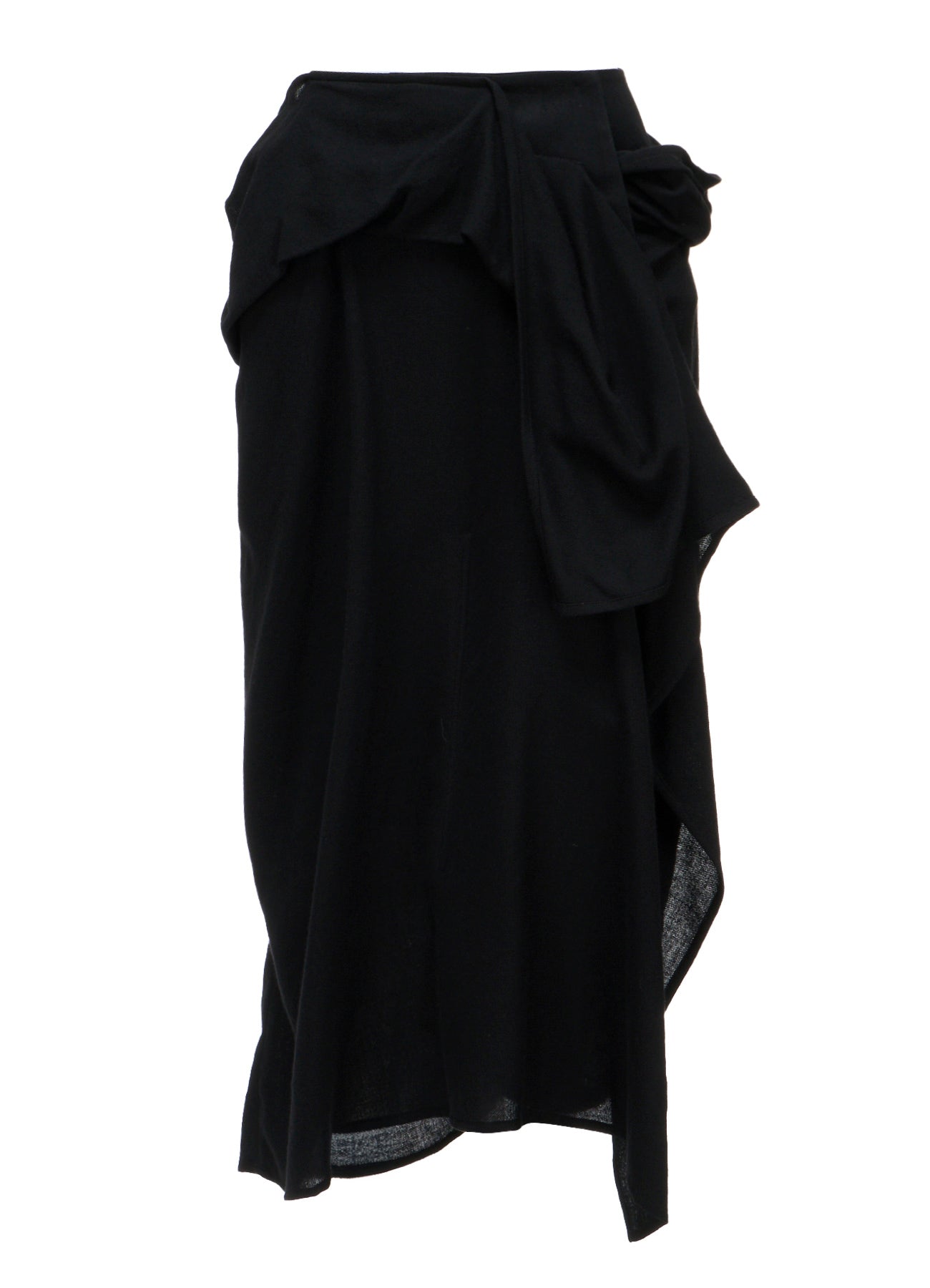 2/72 WOOL VIYELLA F DRAPED WRAP SKIRT
