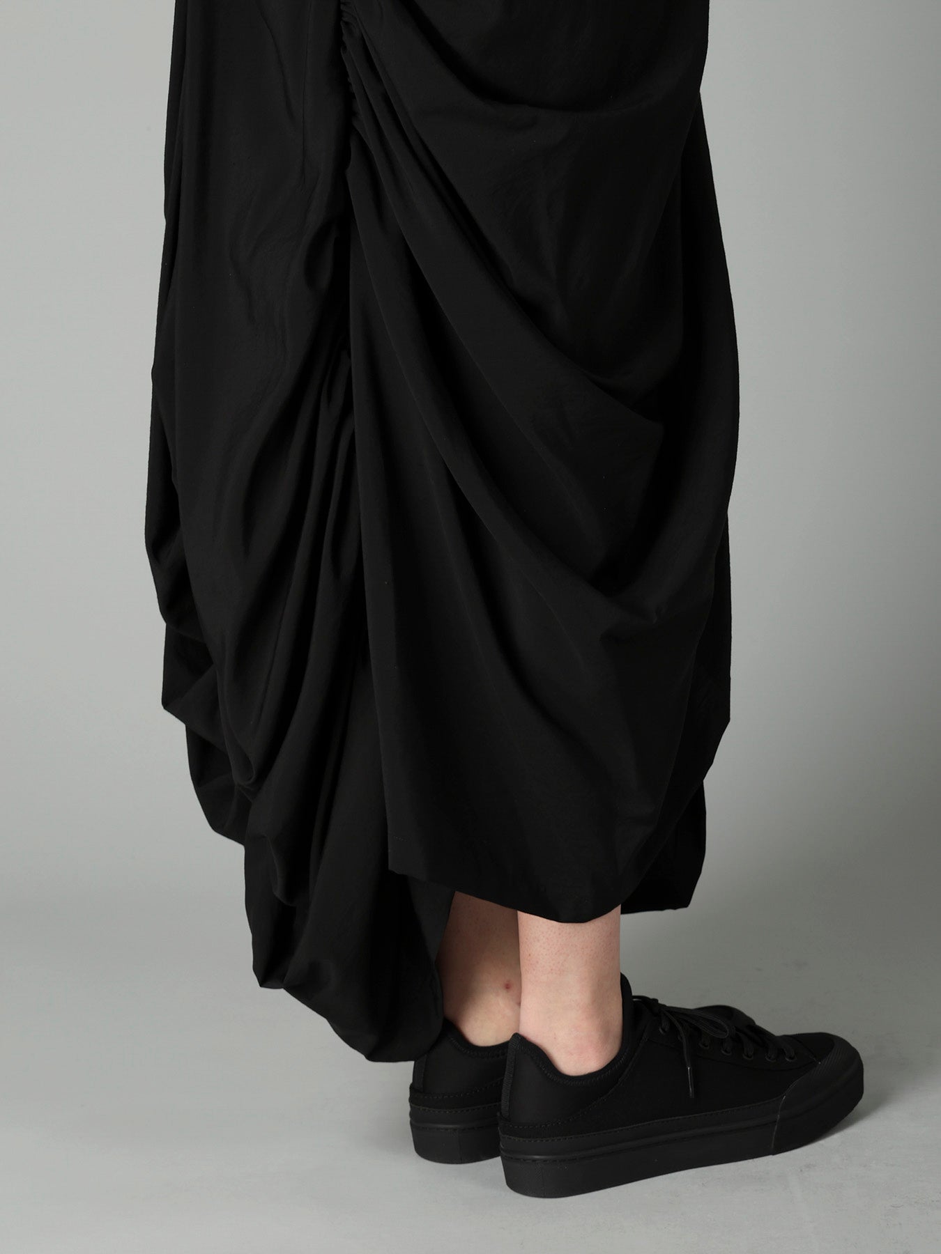 Ry/Si/Ny VOILE PANELED GATHER SKIRT