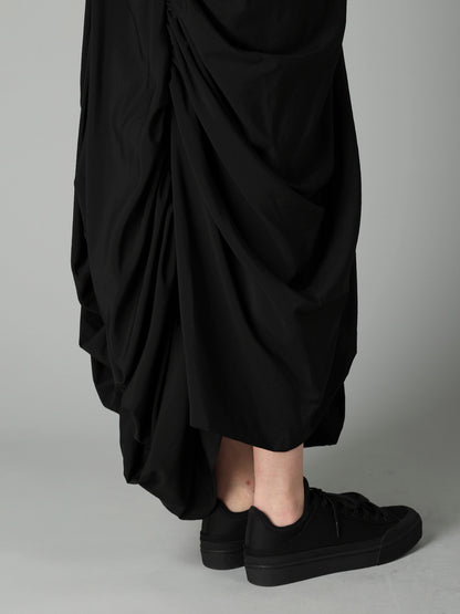 Ry/Si/Ny VOILE PANELED GATHER SKIRT