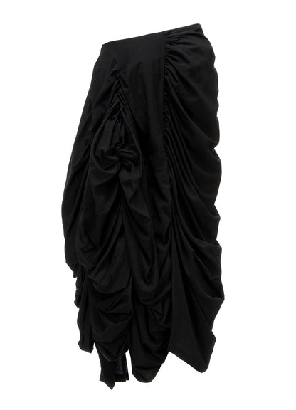 Ry/Si/Ny VOILE PANELED GATHER SKIRT