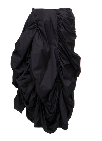 Ny TAFFETA PANELED GATHER SKIRT