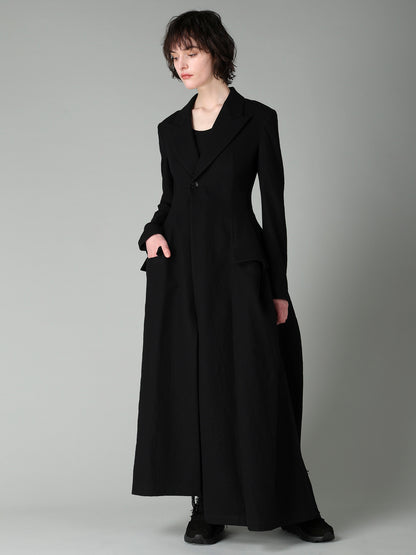 MILLED GABARDINE L DRAPED SKIRT