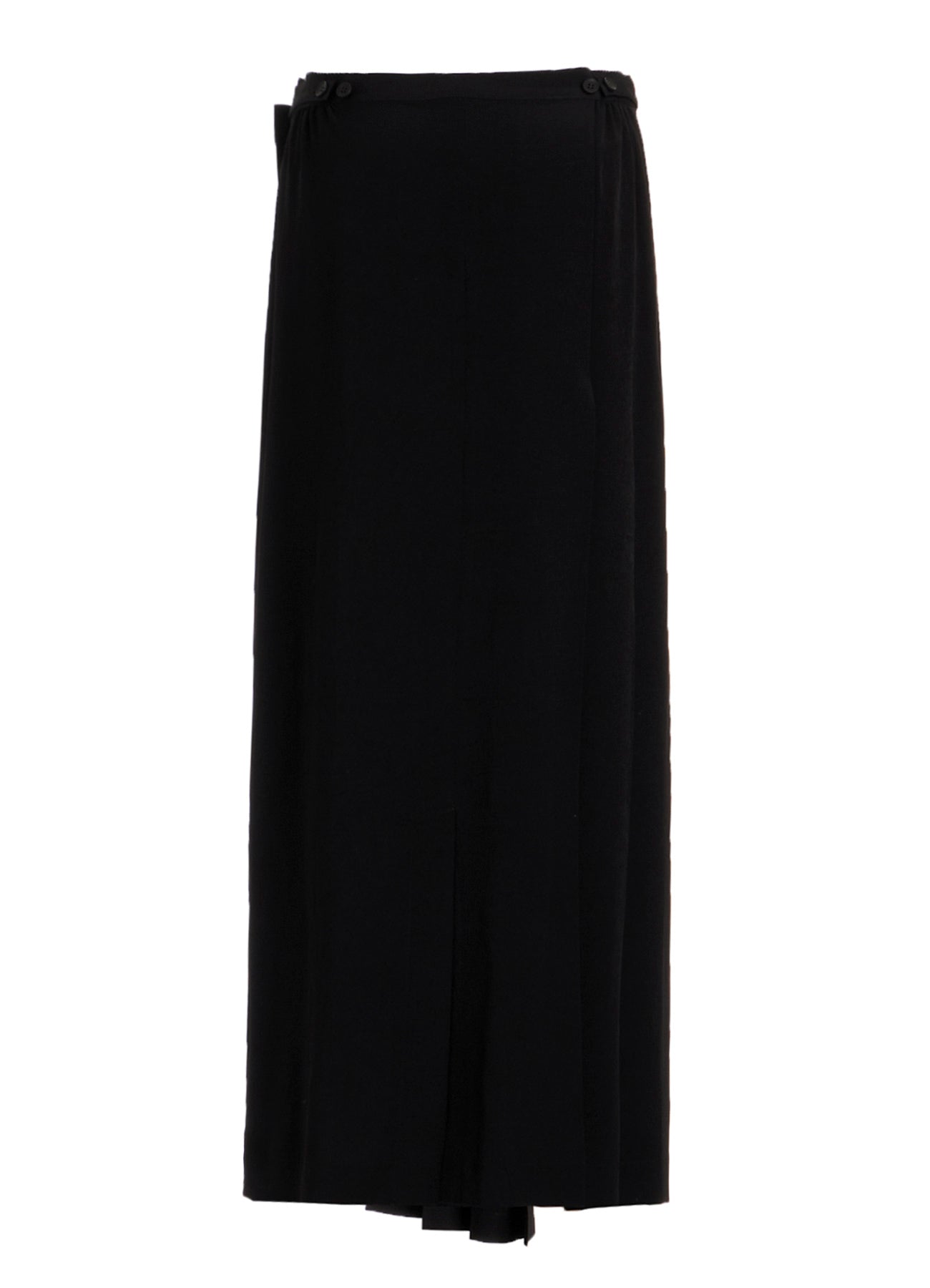 Ta/Pe CREPE DE CHINE R PLEATS WRAP SKIRT