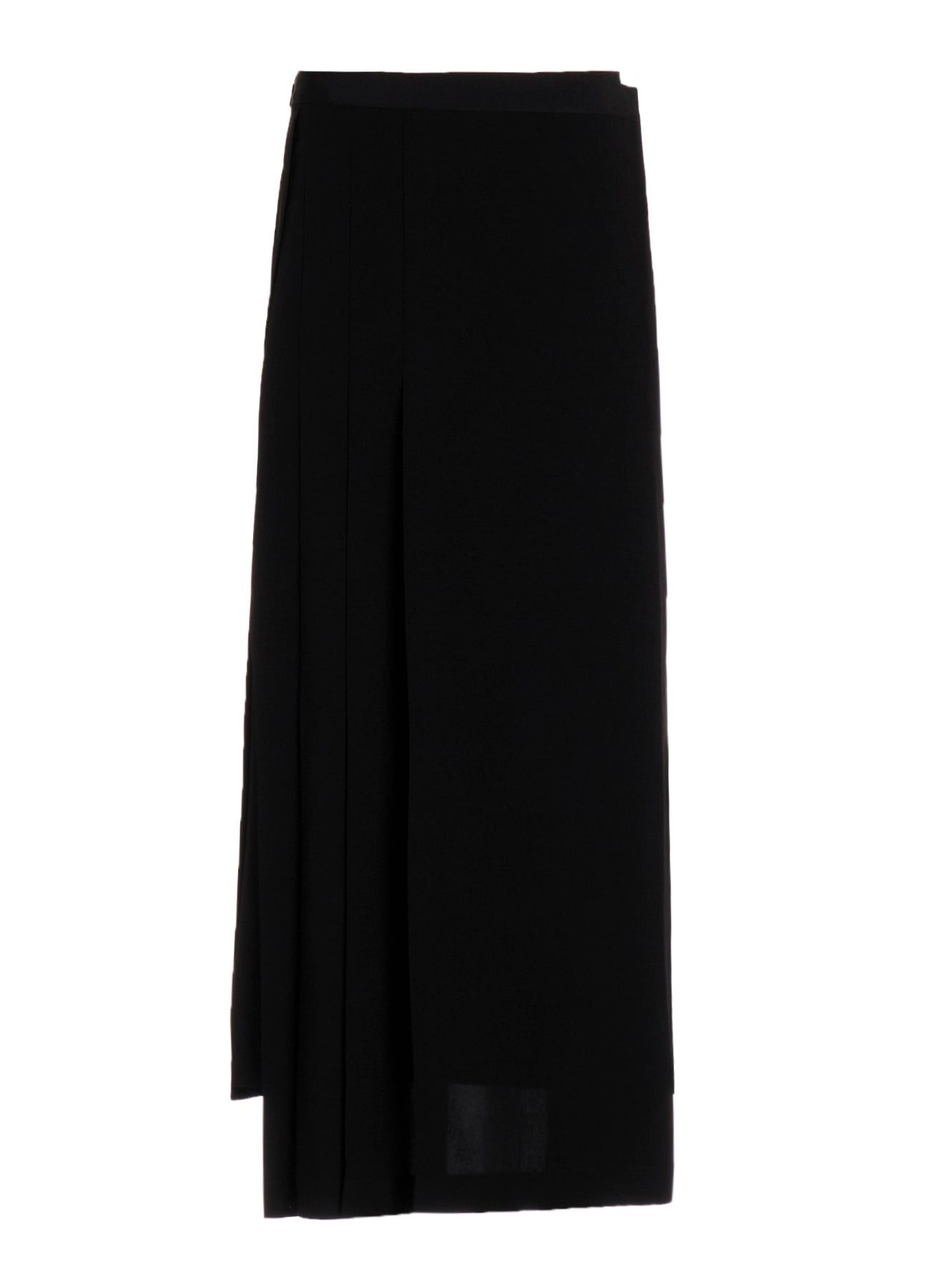 Ta/Pe CREPE DE CHINE R PLEATS WRAP SKIRT