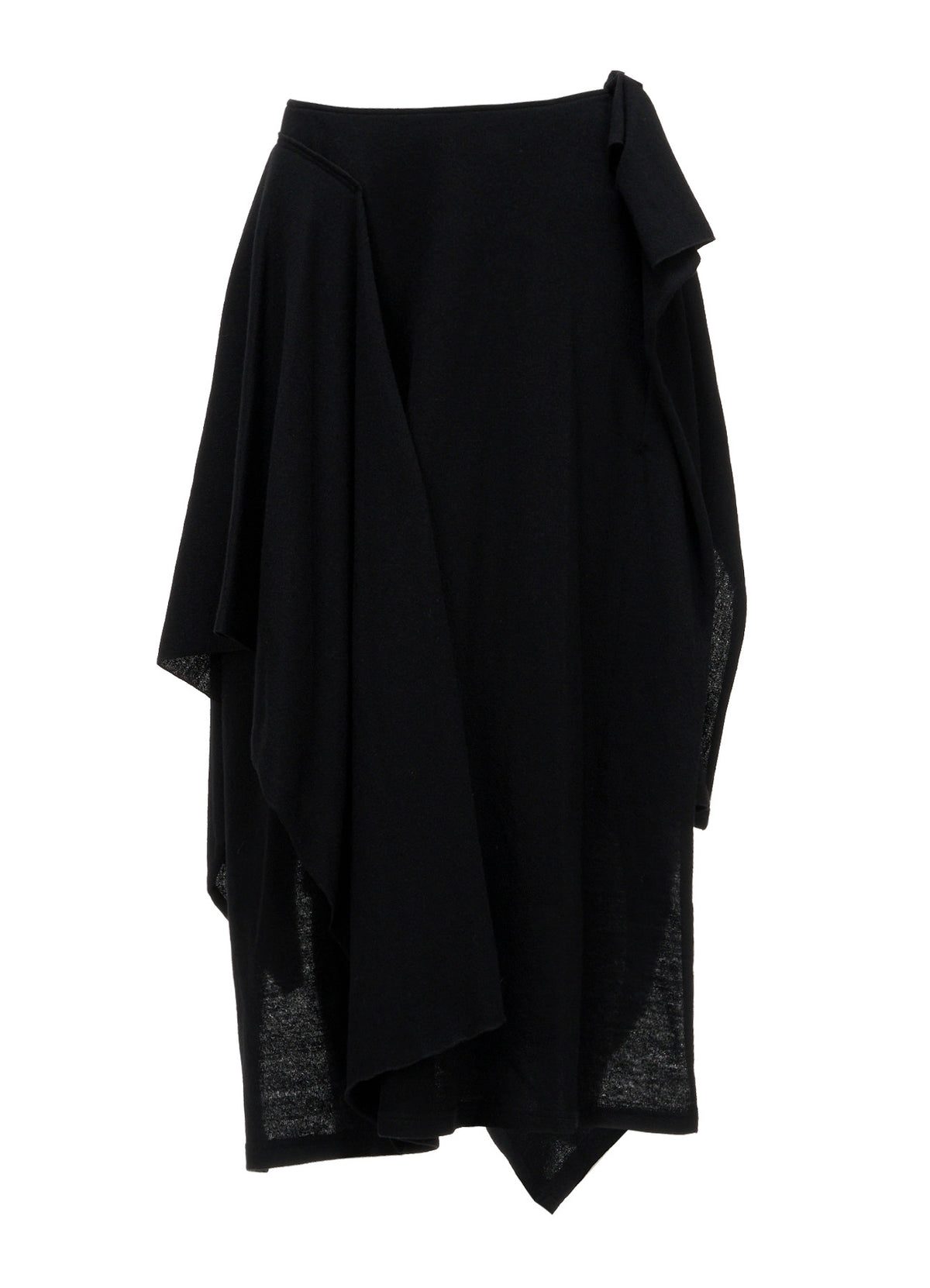 SOFT WOOLEN 1/14 SINGLE DRAPED SKIRT