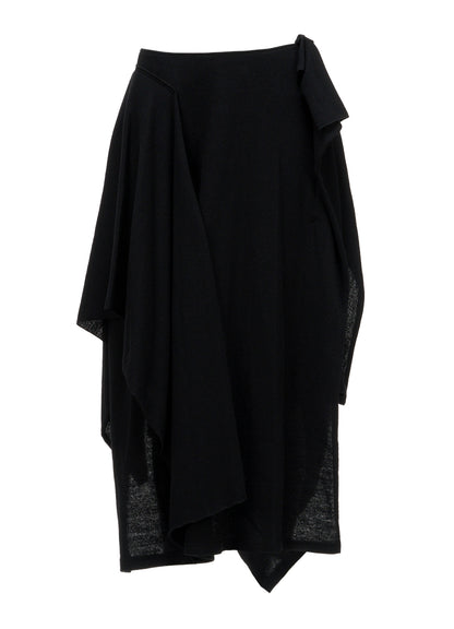 SOFT WOOLEN 1/14 SINGLE DRAPED SKIRT