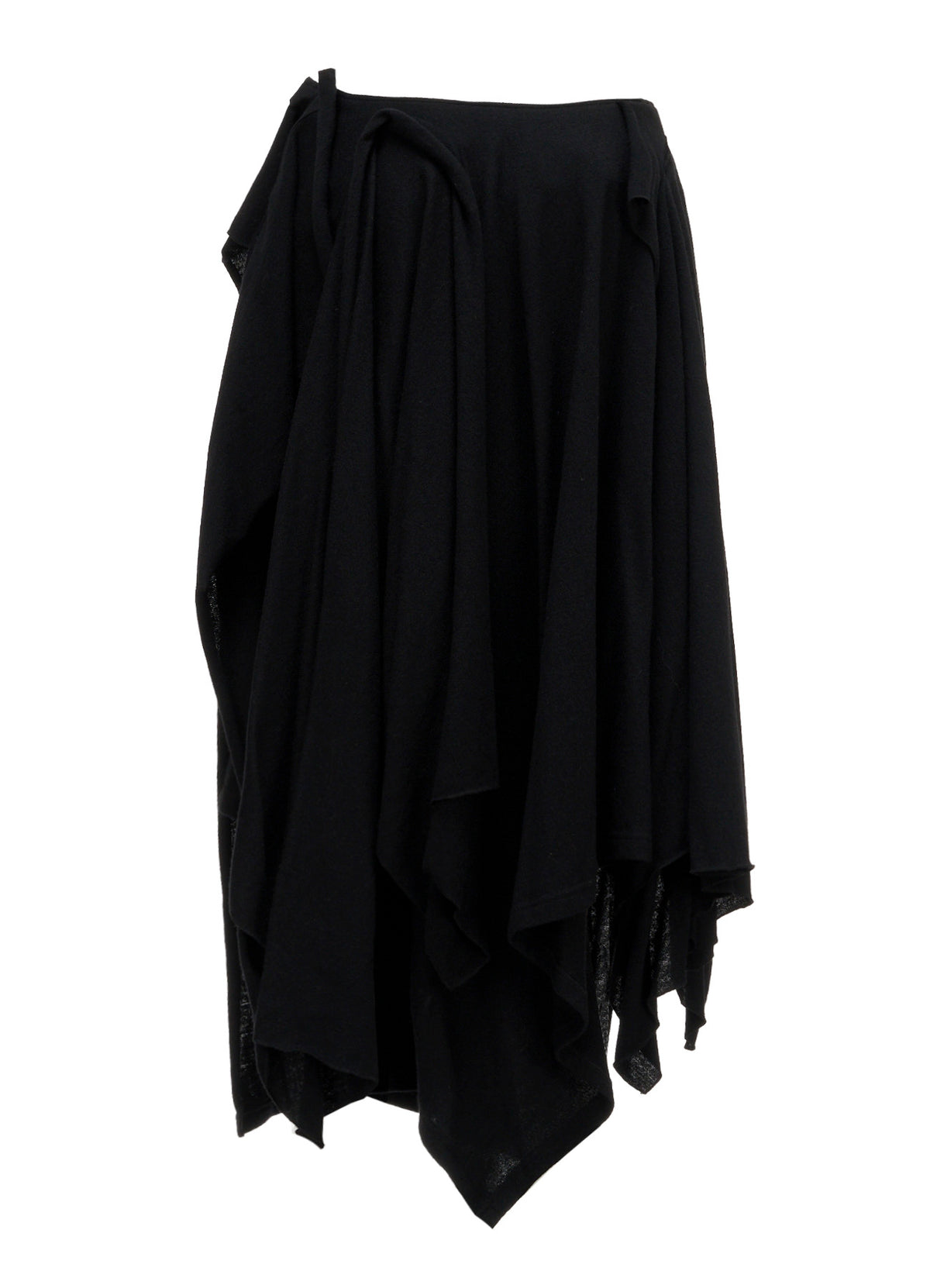 SOFT WOOLEN 1/14 SINGLE DRAPED SKIRT