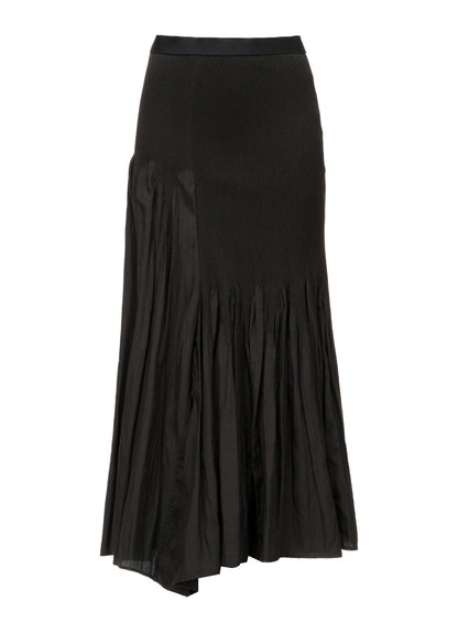 SHIRRED SKIRT