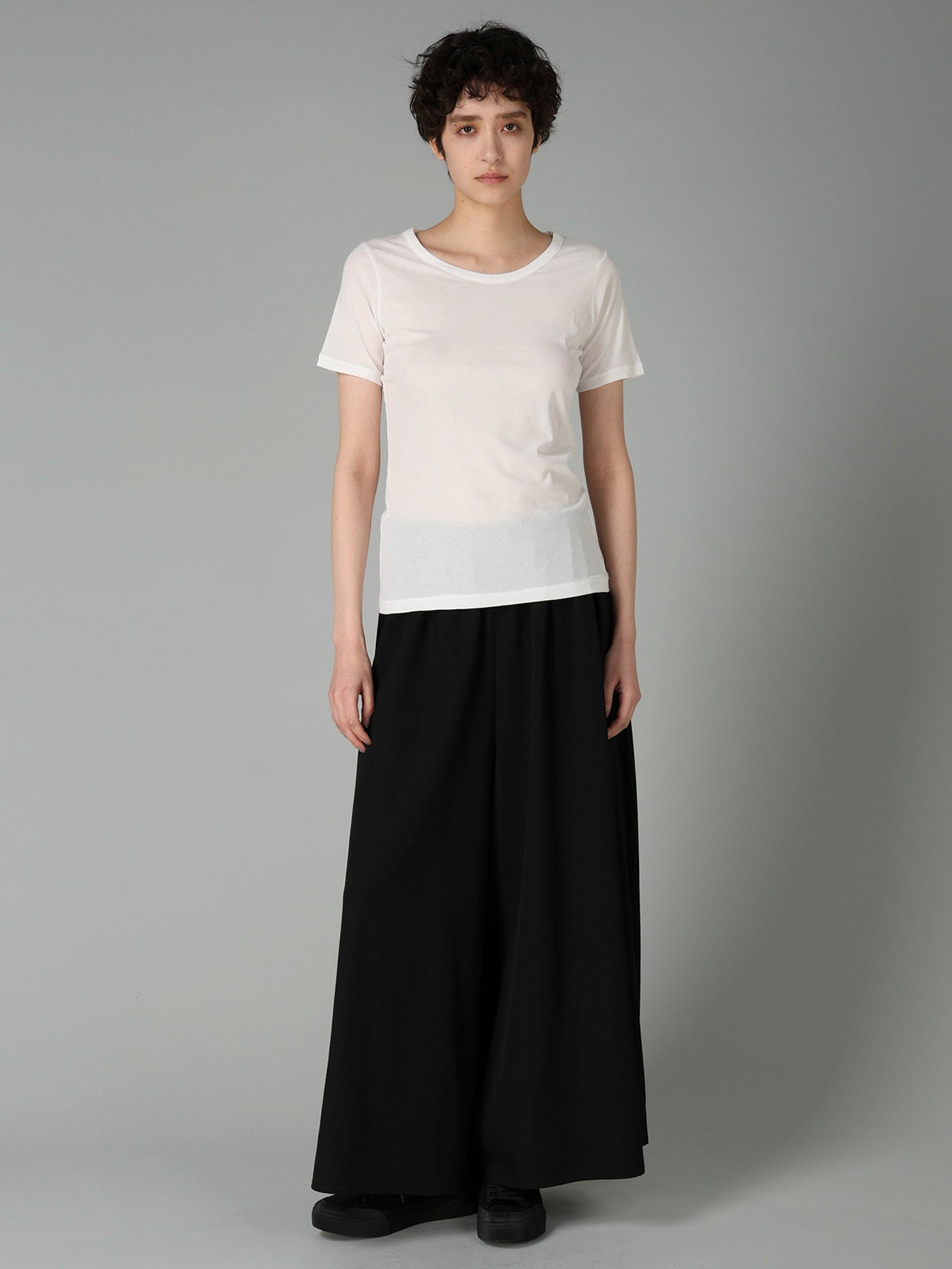 80/-HIGH TWISTED SINGLE JERSEY SHORT SLV ROUND NECK T