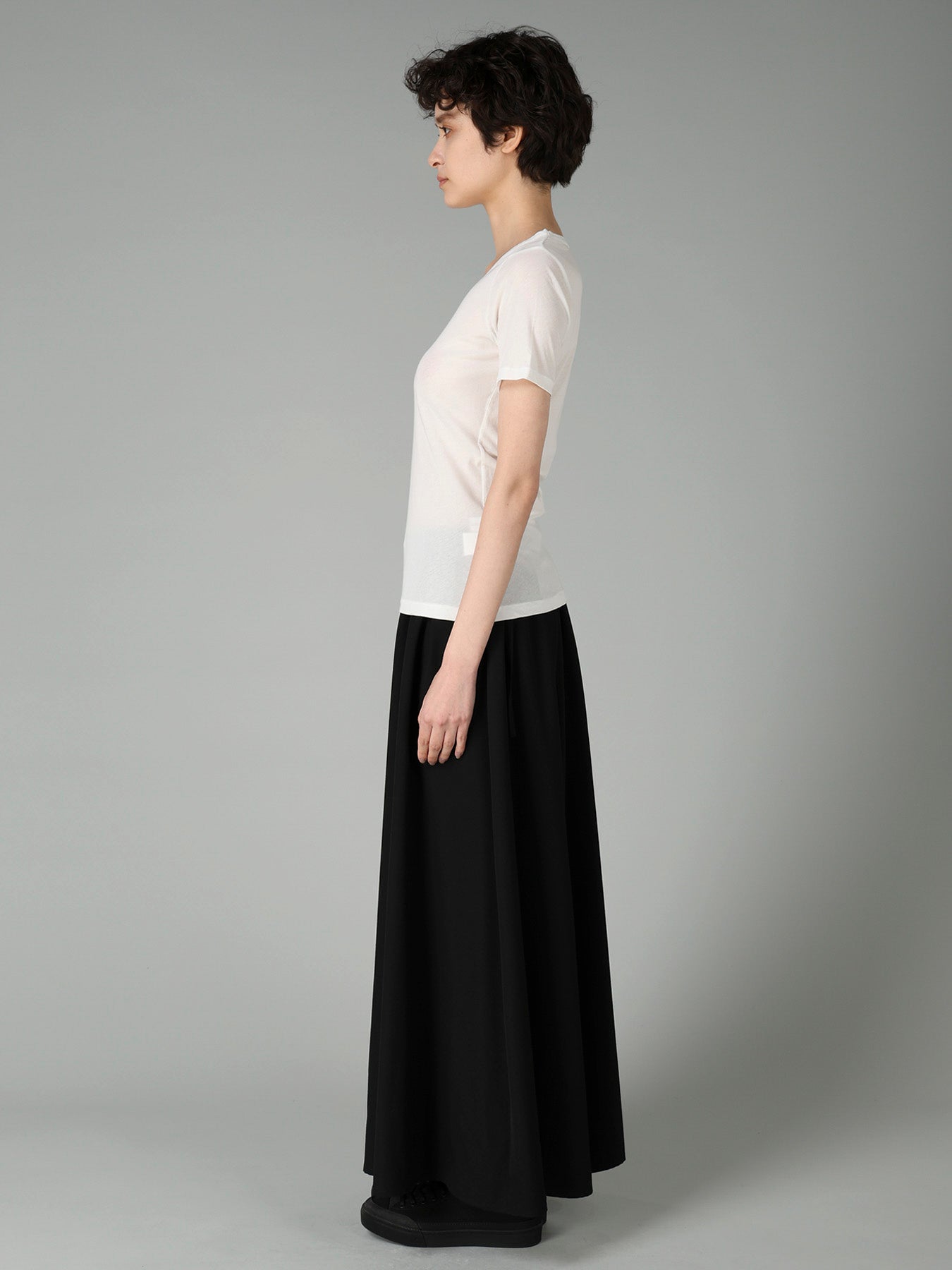 80/-HIGH TWISTED SINGLE JERSEY SHORT SLV ROUND NECK T
