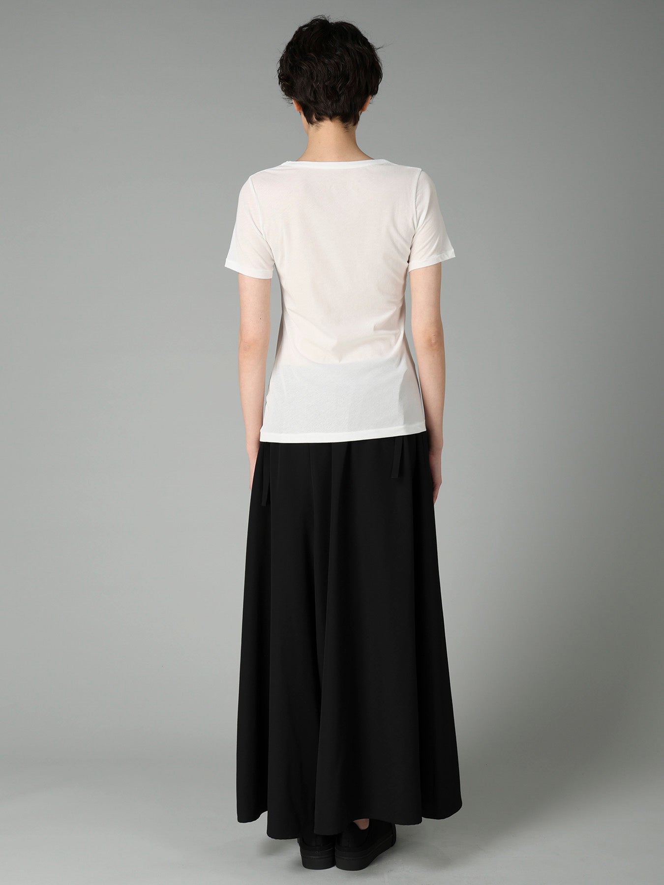 80/-HIGH TWISTED SINGLE JERSEY SHORT SLV ROUND NECK T