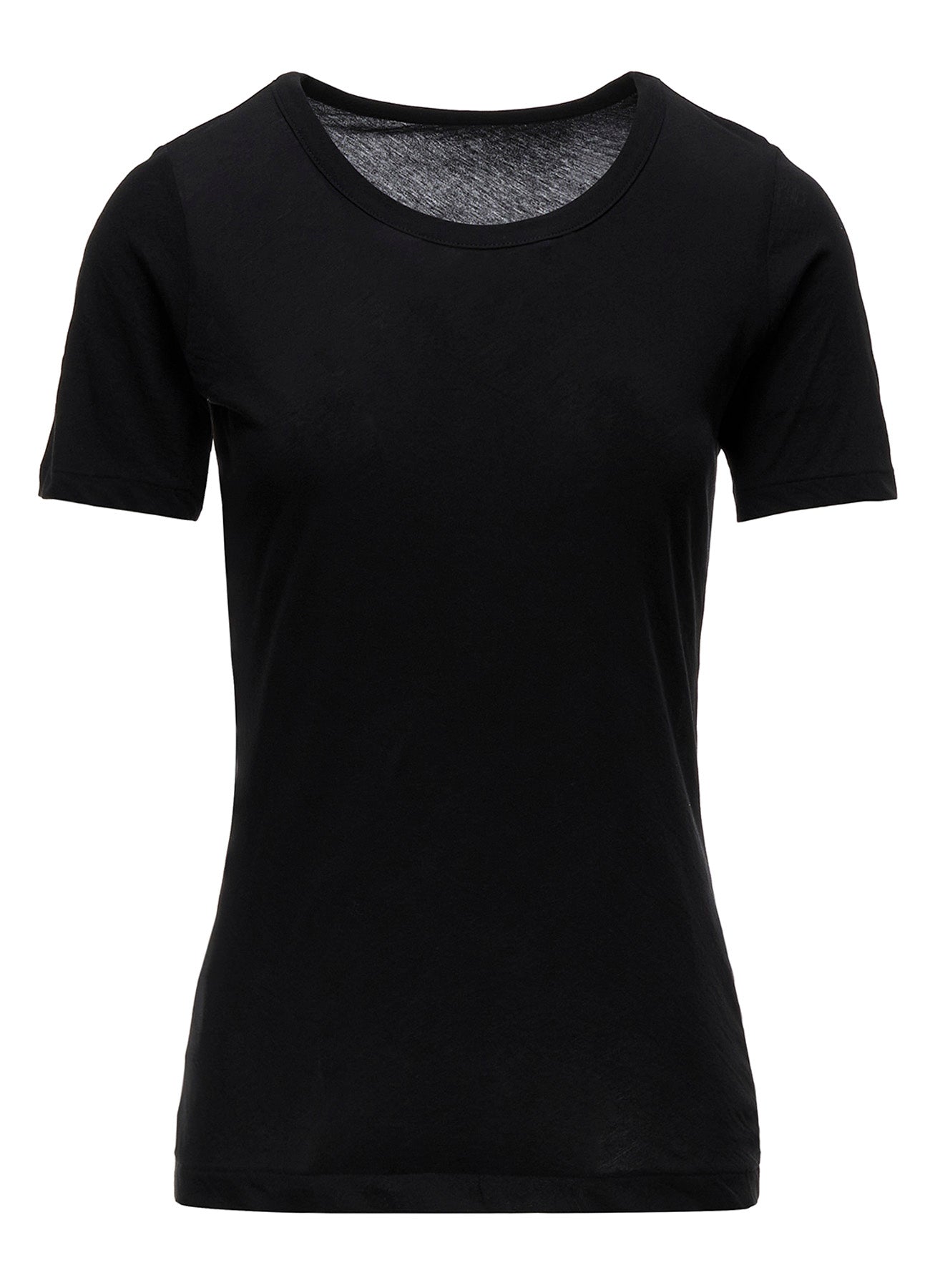 80/-HIGH TWISTED SINGLE JERSEY SHORT SLV ROUND NECK T