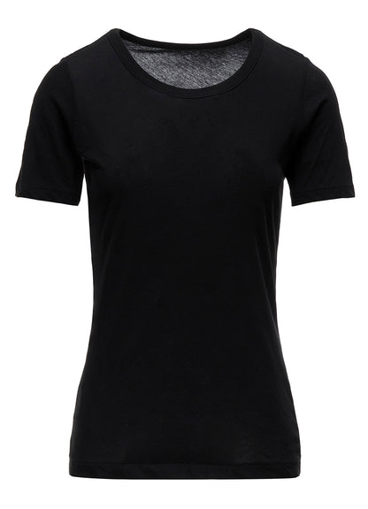 80/-HIGH TWISTED SINGLE JERSEY SHORT SLV ROUND NECK T