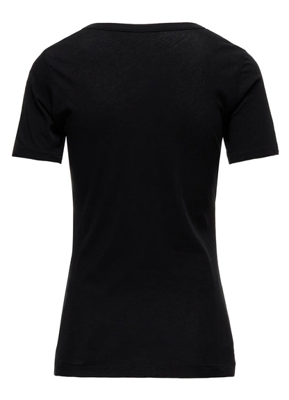 80/-HIGH TWISTED SINGLE JERSEY SHORT SLV ROUND NECK T