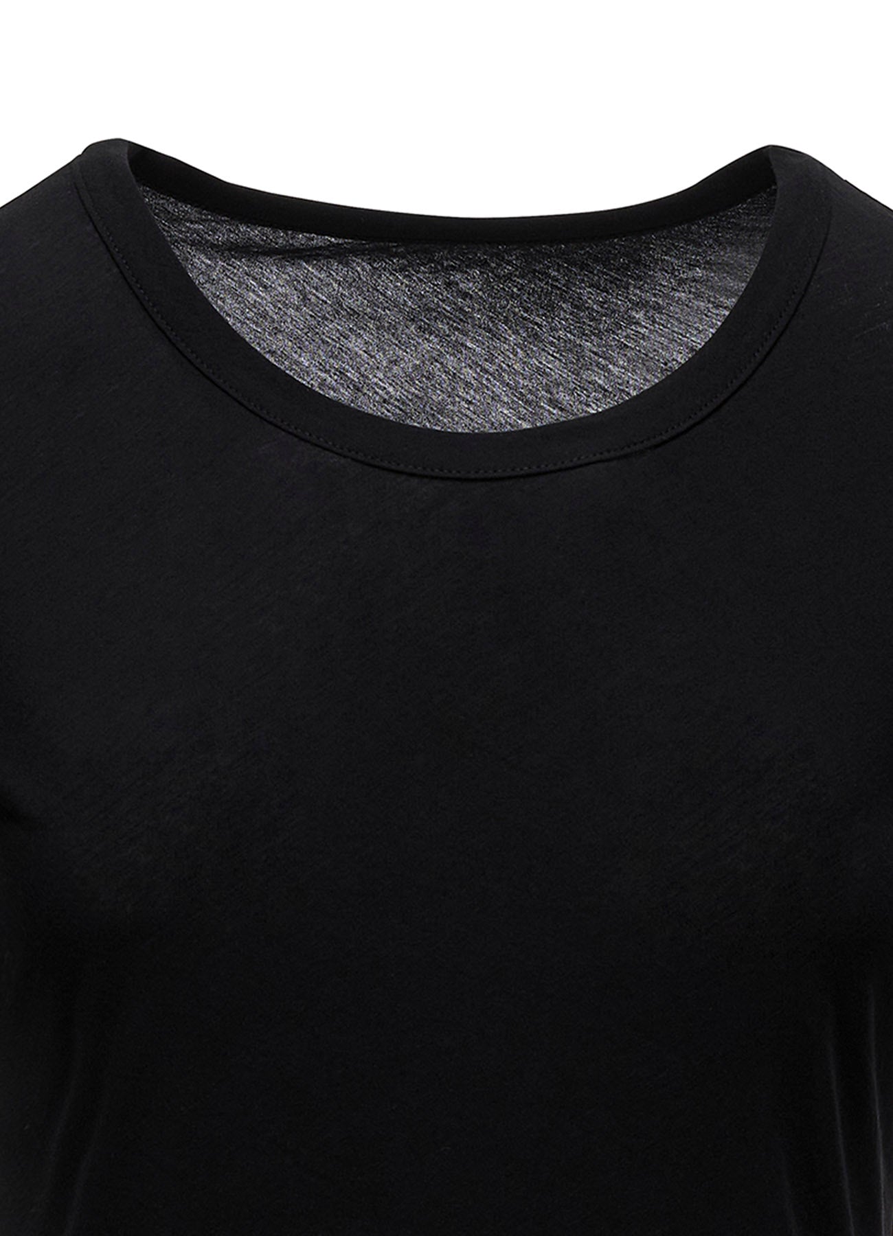 80/-HIGH TWISTED SINGLE JERSEY SHORT SLV ROUND NECK T