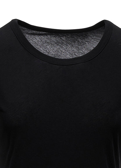 80/-HIGH TWISTED SINGLE JERSEY SHORT SLV ROUND NECK T