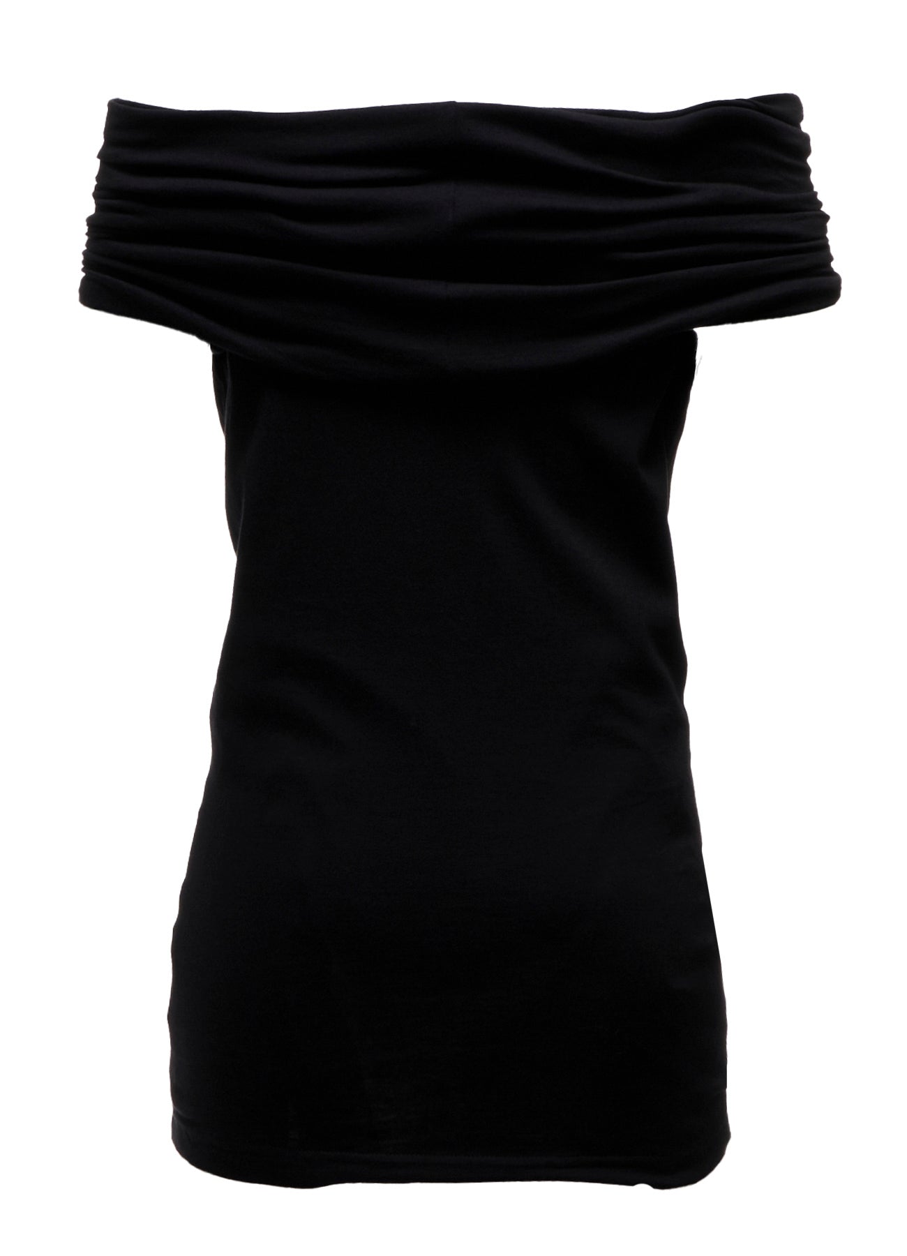 30/-COTTON SINGLE JERSEY OFF-SHOULDER TOP