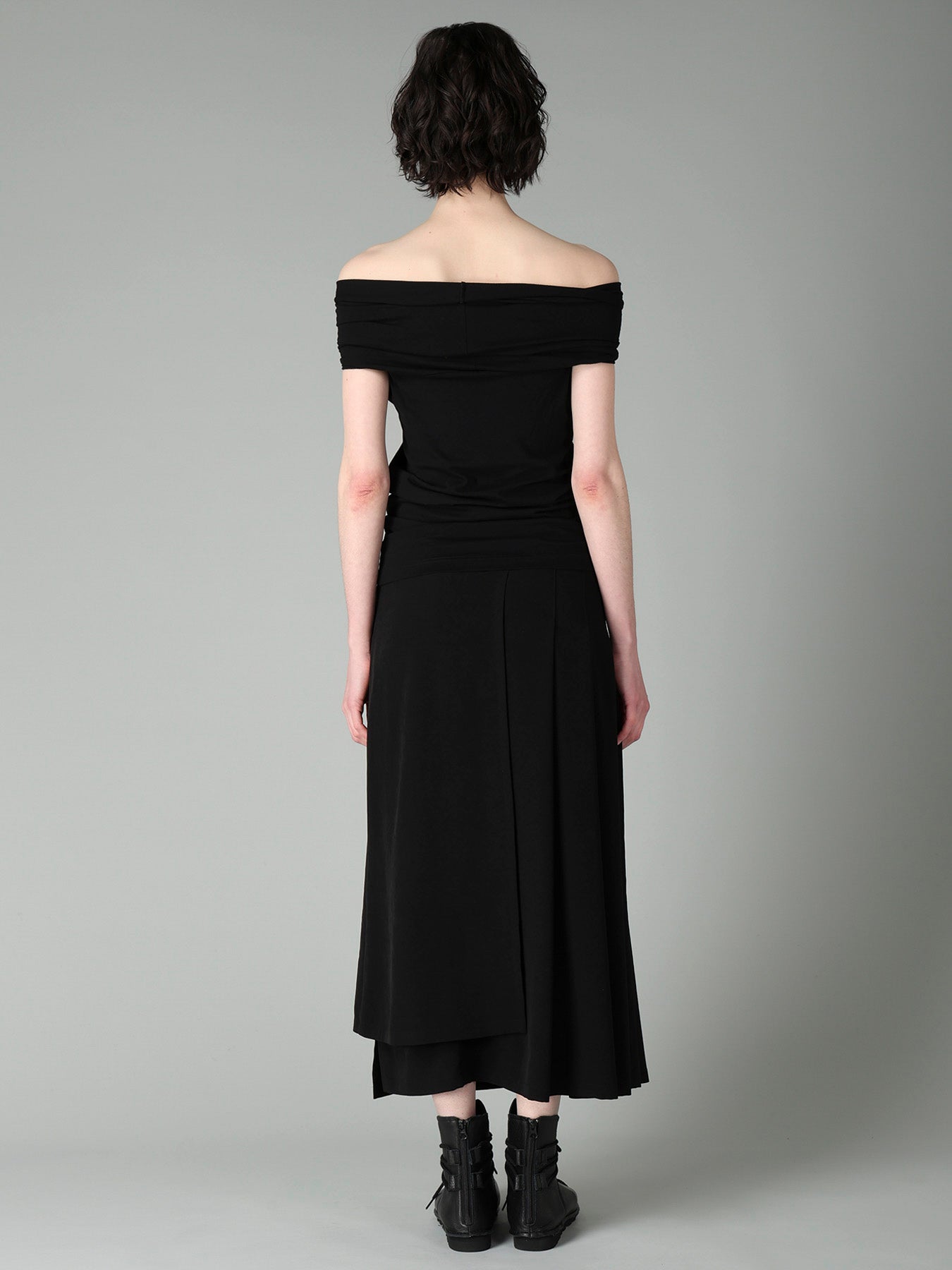 30/-COTTON SINGLE JERSEY OFF-SHOULDER TOP