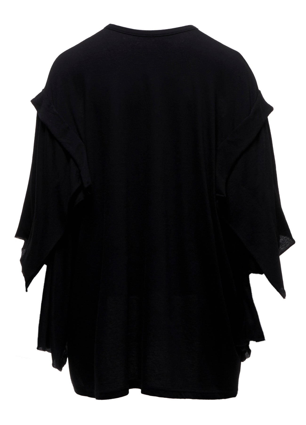 40/-COTTON SINGLE JERSEY DRAPED CARDIGAN
