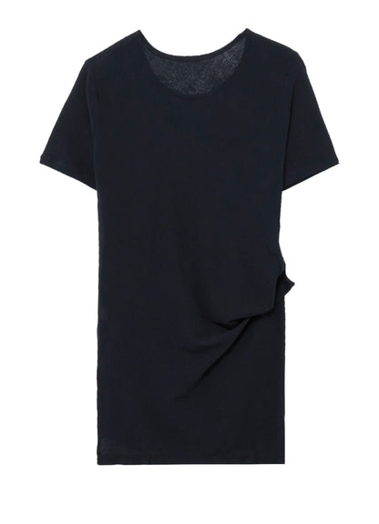 HIGH TWISTED RIB WAIST GATHERED SHORT SLV T