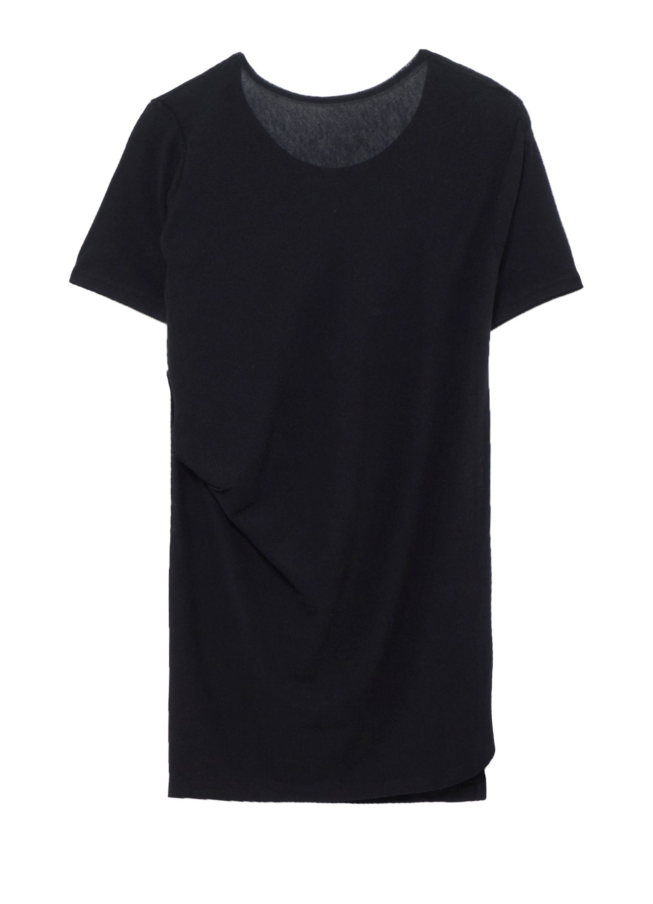 HIGH TWISTED RIB WAIST GATHERED SHORT SLV T