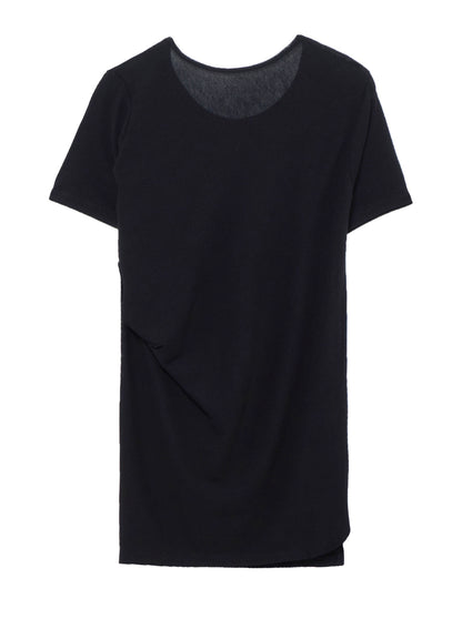 HIGH TWISTED RIB WAIST GATHERED SHORT SLV T
