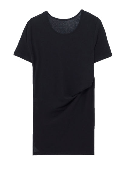 HIGH TWISTED RIB WAIST GATHERED SHORT SLV T