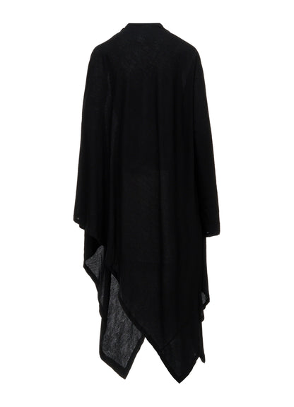 HIGH TWISTED SINGLE JERSEY DRAPED LONG CADIGAN