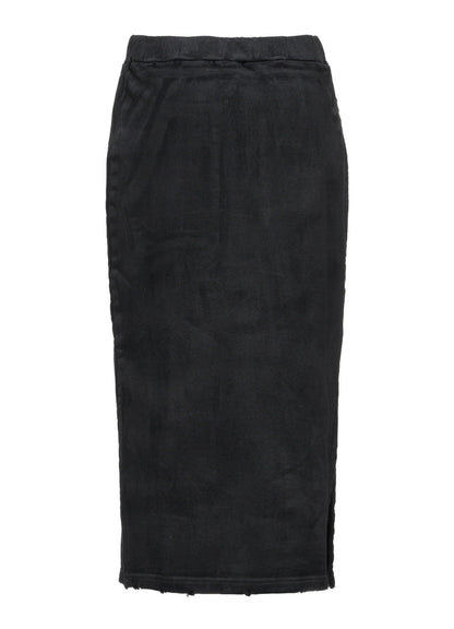 FRENCH TERRY DAMAGED SKIRT