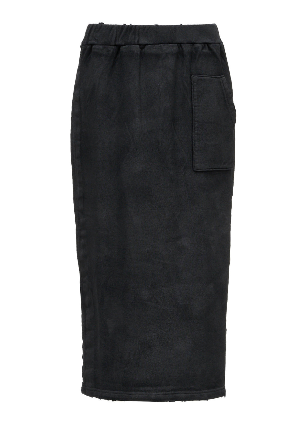 FRENCH TERRY DAMAGED SKIRT